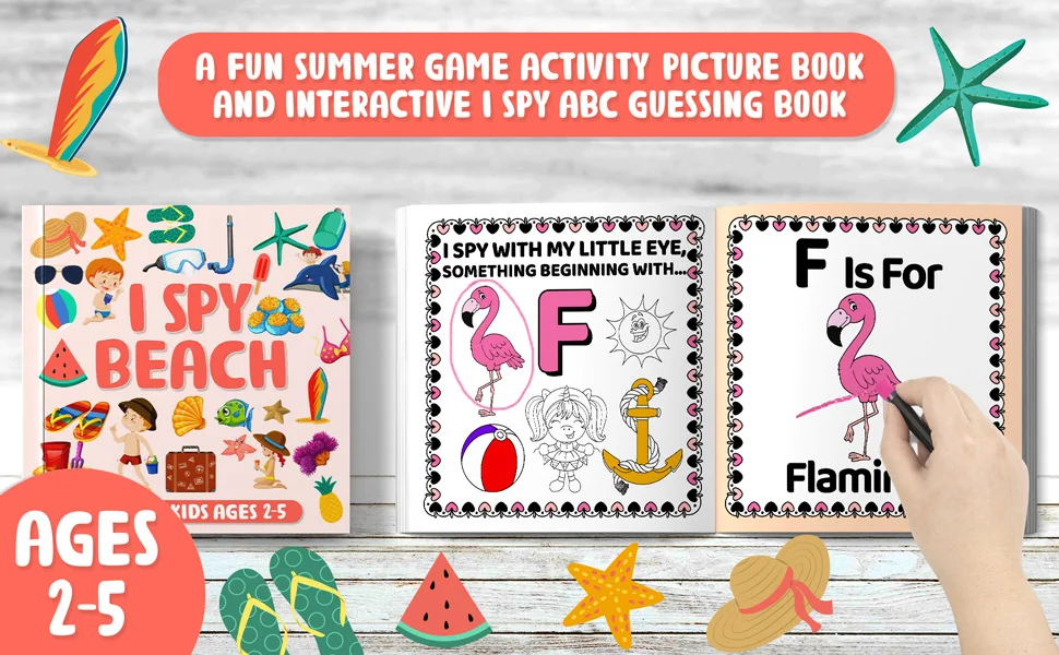 I Spy Beach Book for Kids