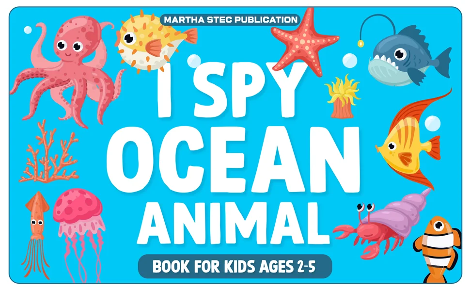 I Spy Ocean Animals Coloring Book