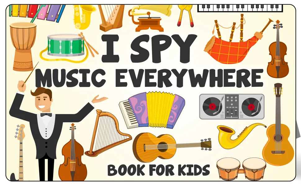 I Spy Music Everywhere Book for Kids