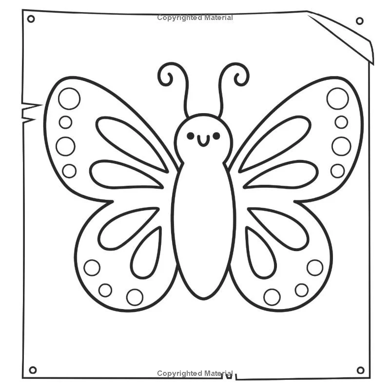 Bold and Easy Spring Coloring Book