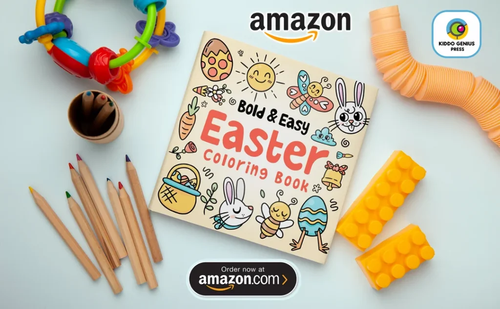 Bold and Easy Easter Coloring Book