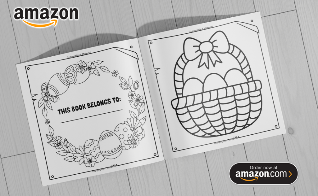 Bold and Easy Easter Coloring Book