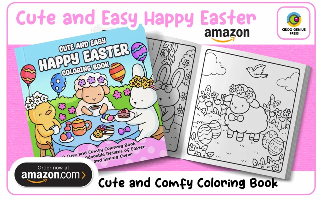 Happy Easter Coloring Book