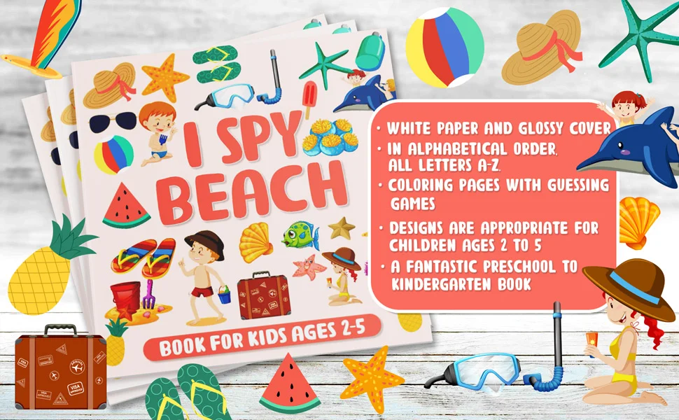 I Spy Beach Book for Kids