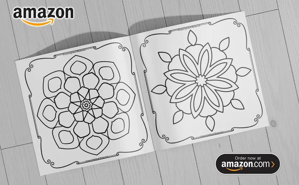 Bold and Easy Mandala Coloring Book